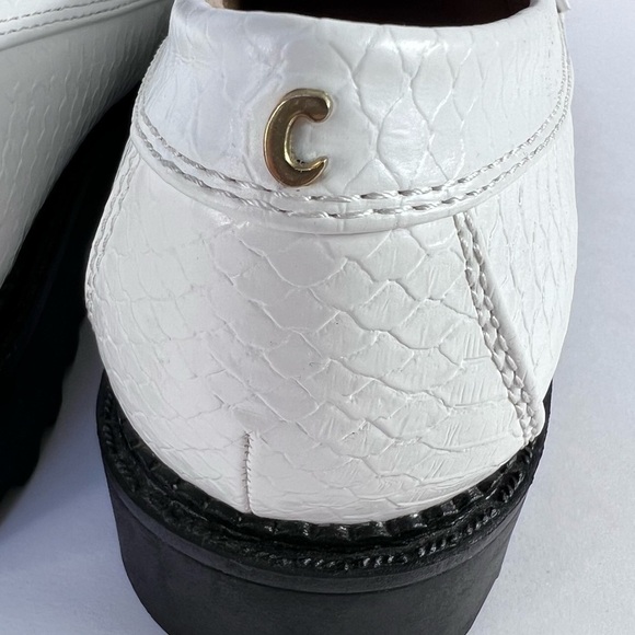 Circus NY by Sam Edelman White Faux Alligator embossed “Deana” Loafer, 9 - Picture 6 of 12